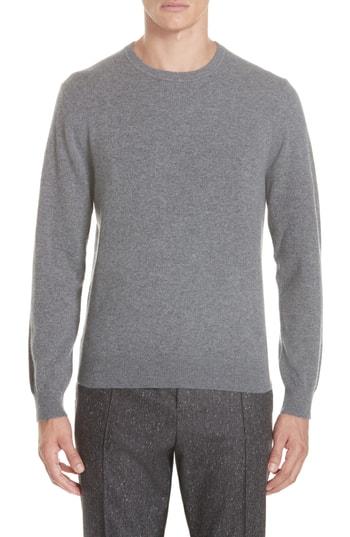 Men's Z Zegna Cashmere Blend Crewneck Sweater - Grey