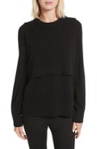 Women's Rag & Bone Preston Cashmere Crewneck Sweater, Size - Black