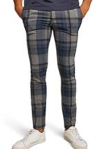 Men's Topman Ultra Skinny Fit Check Pants