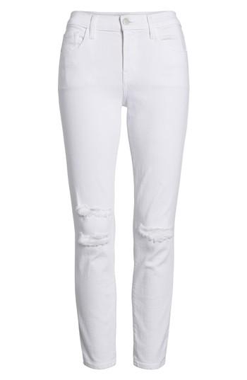 Women's J Brand Mid-rise Capri Skinny Jeans - White