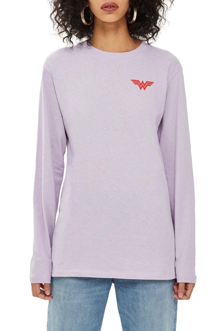 Women's Topshop By And Finally Wonder Woman Shirt