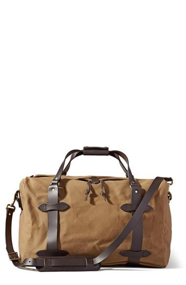 Men's Filson Twill Duffel Bag - Brown