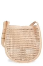 Skagen Janna Perforated Leather Hobo -