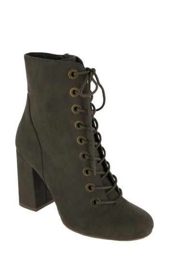 Women's Mia Janie Lace-up Bootie M - Grey