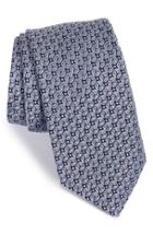 Men's Ted Baker London Paisley Silk Tie, Size - Blue
