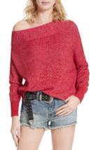 Women's Free People Alana Pullover Sweater - Red