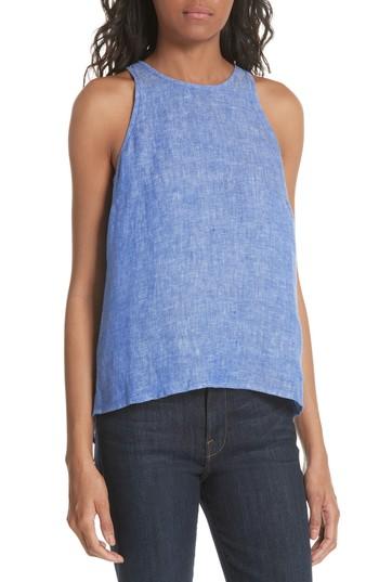 Women's Joie Dany Linen Tank Top, Size - Blue