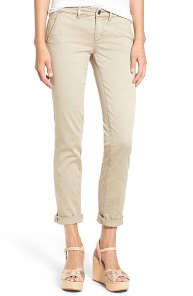 Women's Caslon Boyfriend Chinos - Brown