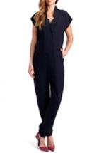 Women's Loyal Hana 'celia' Short Sleeve Maternity Jumpsuit - Black