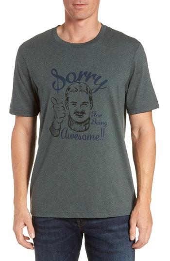 Men's Travis Mathew 'sorry' Crewneck T-shirt - Green