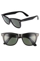 Men's Ray-ban Classic Wayfarer 54mm Sunglasses - Black/ Green
