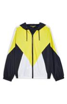Women's Topshop Texas Colorblock Windbreaker Jacket - Yellow