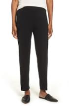 Women's Eileen Fisher Merino Wool Ankle Pants, Size - Black