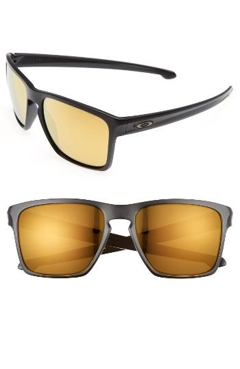 Men's Oakley Silver Xl 57mm Sunglasses - Black/yellow