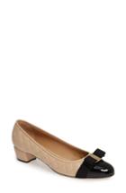 Women's Salvatore Ferragamo Vara Bow Pump B - Beige