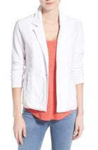 Women's Caslon One-button Knit Blazer - White