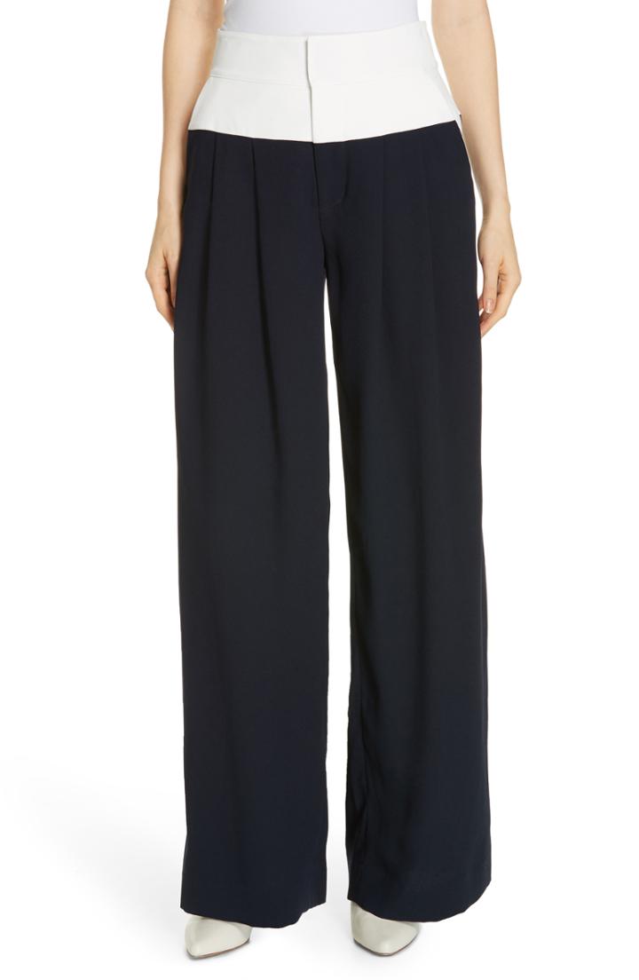 Women's Joie Analina Colorblock Wide-leg Pants - Blue