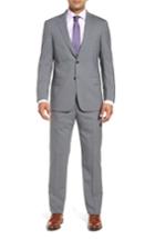 Men's Hart Schaffner Marx Classic Fit Solid Stretch Wool Suit