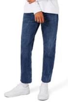 Men's Topman Standard Slim Fit Cutoff Jeans X 32 - Blue