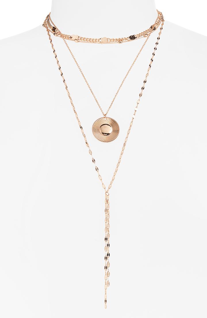 Women's Bp. Layered Disc Necklace