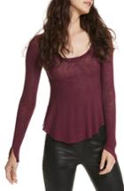 Women's Free People Super Scoop Top - Purple