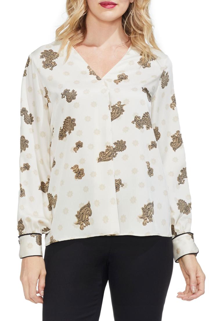 Women's Vince Camuto Paisley Top - Ivory
