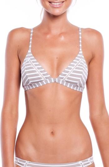 Women's Rhythm Shoreline Bikini Top - Grey