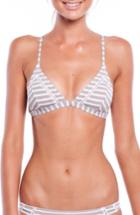 Women's Rhythm Shoreline Bikini Top - Grey