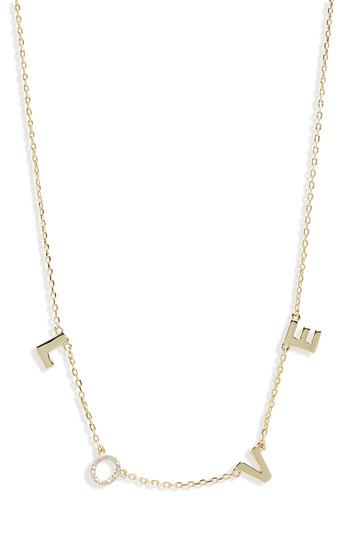 Women's Shashi Crystal Love Necklace