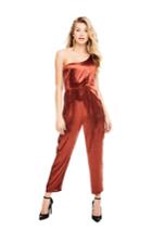 Women's Astr The Label Jana One Shoulder Jumpsuit - Brown