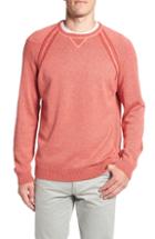 Men's Tommy Bahama Sun Up Sun Down Flip Crewneck Sweater, Size - Red