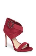 Women's Vince Camuto Dashal Crystal Buckle Sandal M - Red