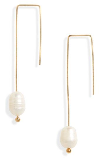 Women's Canvas Jewelry Imitation Pearl Earrings