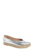 Women's Kenneth Cole New York Marren Espadrille Flat .5 M - Metallic
