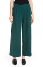 Women's Eileen Fisher Wide Leg Trousers (similar To 14w) - Green