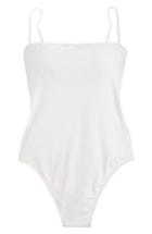 Women's J.crew Maggie Baby Bow Back One-piece Swimsuit - White