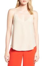 Women's Habitual Ella Split Back Silk Camisole - Ivory