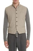 Men's Eleventy Quilted Vest, Size - Grey