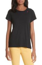 Women's Rag & Bone/jean Thunder Bolt Embroideredtee - Black