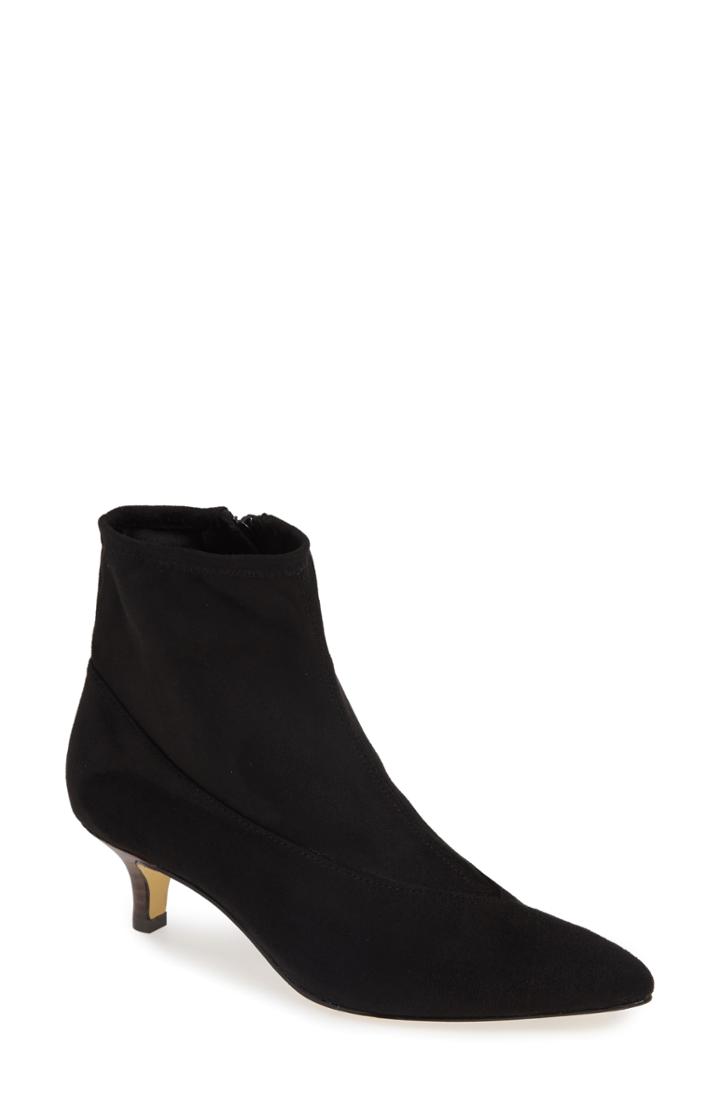 Women's Bella Vita Stephanie Ii Stretch Bootie .5 N - Black