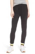 Women's Pam & Gela Stripe Trim Step Hem Sweatpants - Black