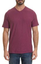 Men's Robert Graham Orchidlands Stripe T-shirt, Size - Purple