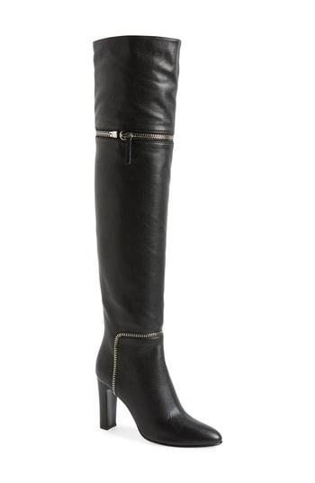 Women's Giuseppe Zanotti Bimba Over The Knee Boot M - Black