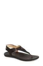 Women's Olukai 'eheu V-strap Sandal M - Black