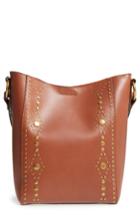 Frye Harness Calfskin Leather Bucket Bag -