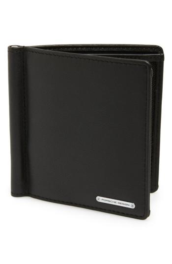 Men's Porsche Design 'cl2 2.0' Money Clip Card Holder - Black