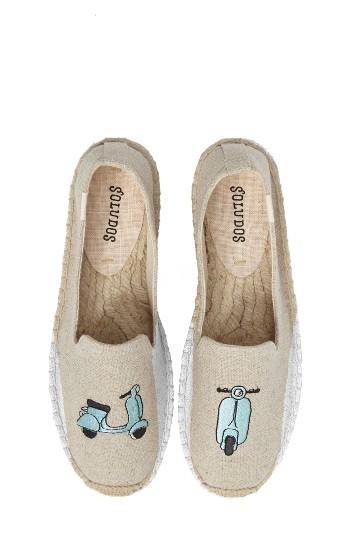 Women's Soludos Scooter Espadrille Loafer M - Beige