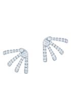 Women's Kwiat Small Vine Diamond Huggie Earrings