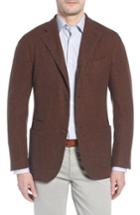 Men's Boglioli Trim Fit Wool Blazer Us / 50 Eu R - Beige
