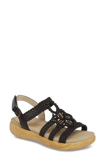 Women's Alegria Jena Sandal -6.5us / 36eu - Black